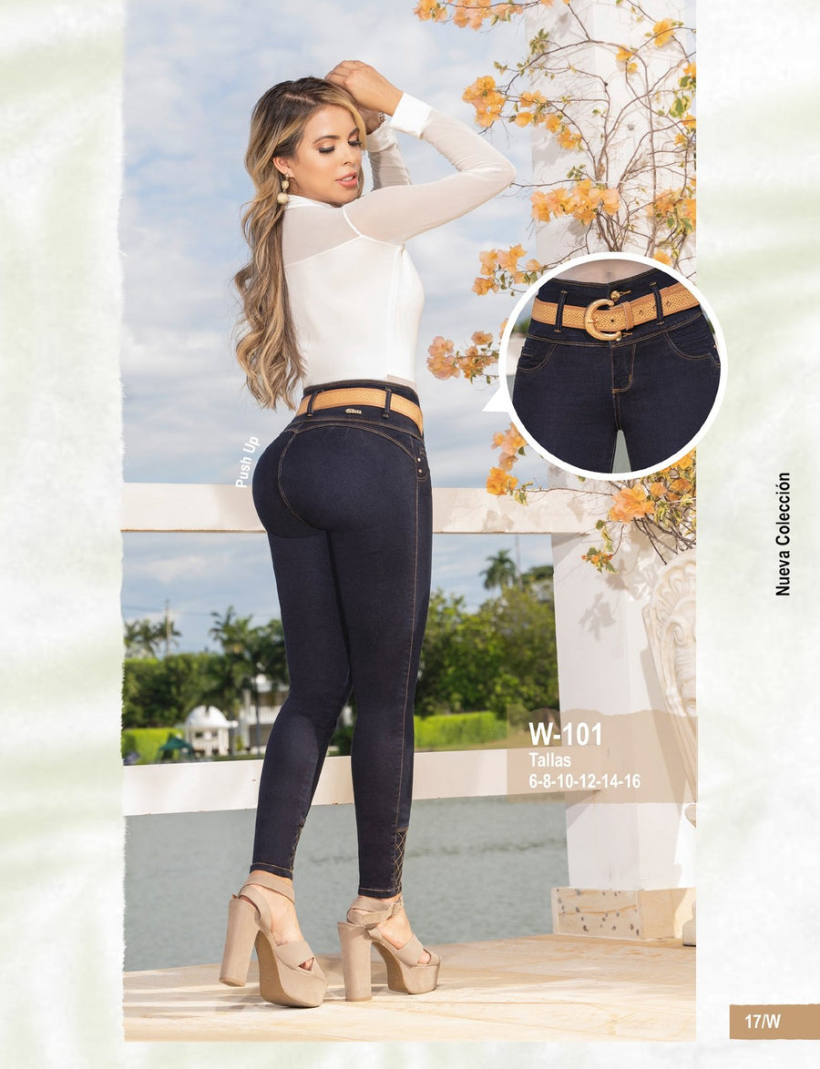 W-240 100% Authentic Colombian Push Up Jeans – JDColFashion