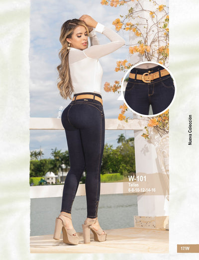 W-101 100% Authentic Colombian Push Up Jeans by Weppa Jeans - JDColFashion