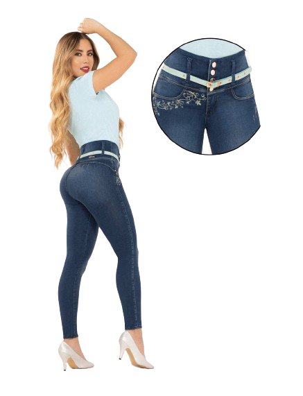 W-119 100% Authentic Colombian Push Up Jeans - JDColFashion