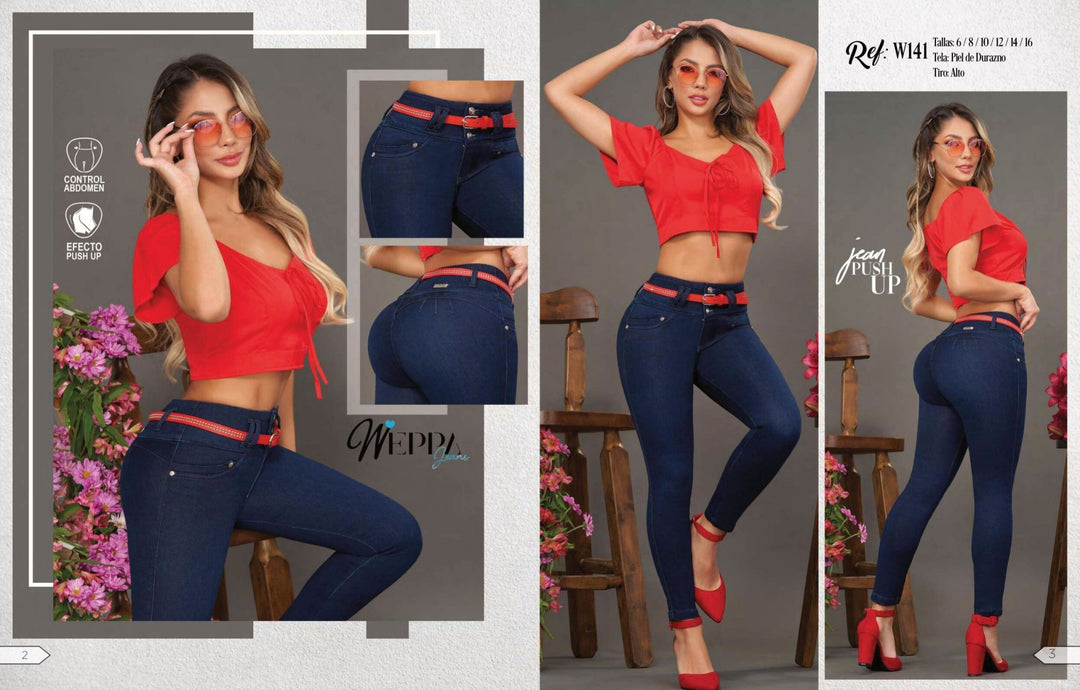 W-141 100% Authentic Colombian Push Up Jeans