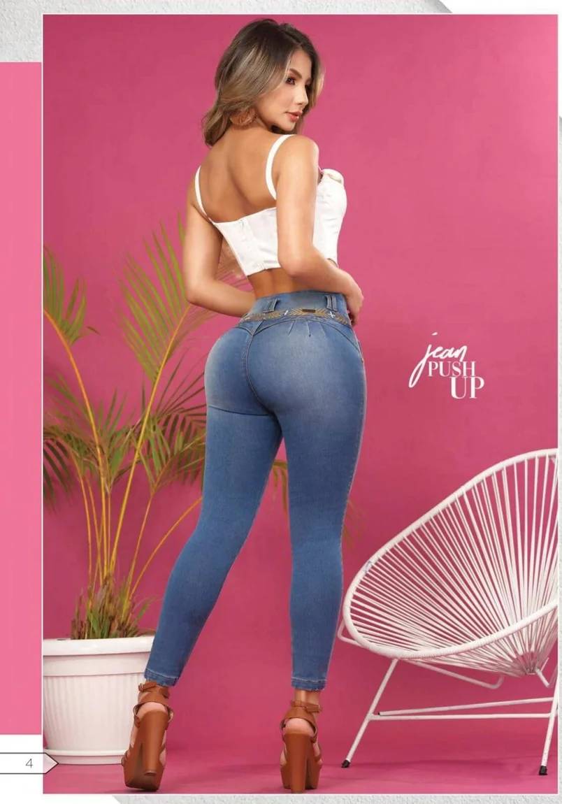 W-142 100% Authentic Colombian Push Up Jeans by Weppa Jeans - JDColFashion