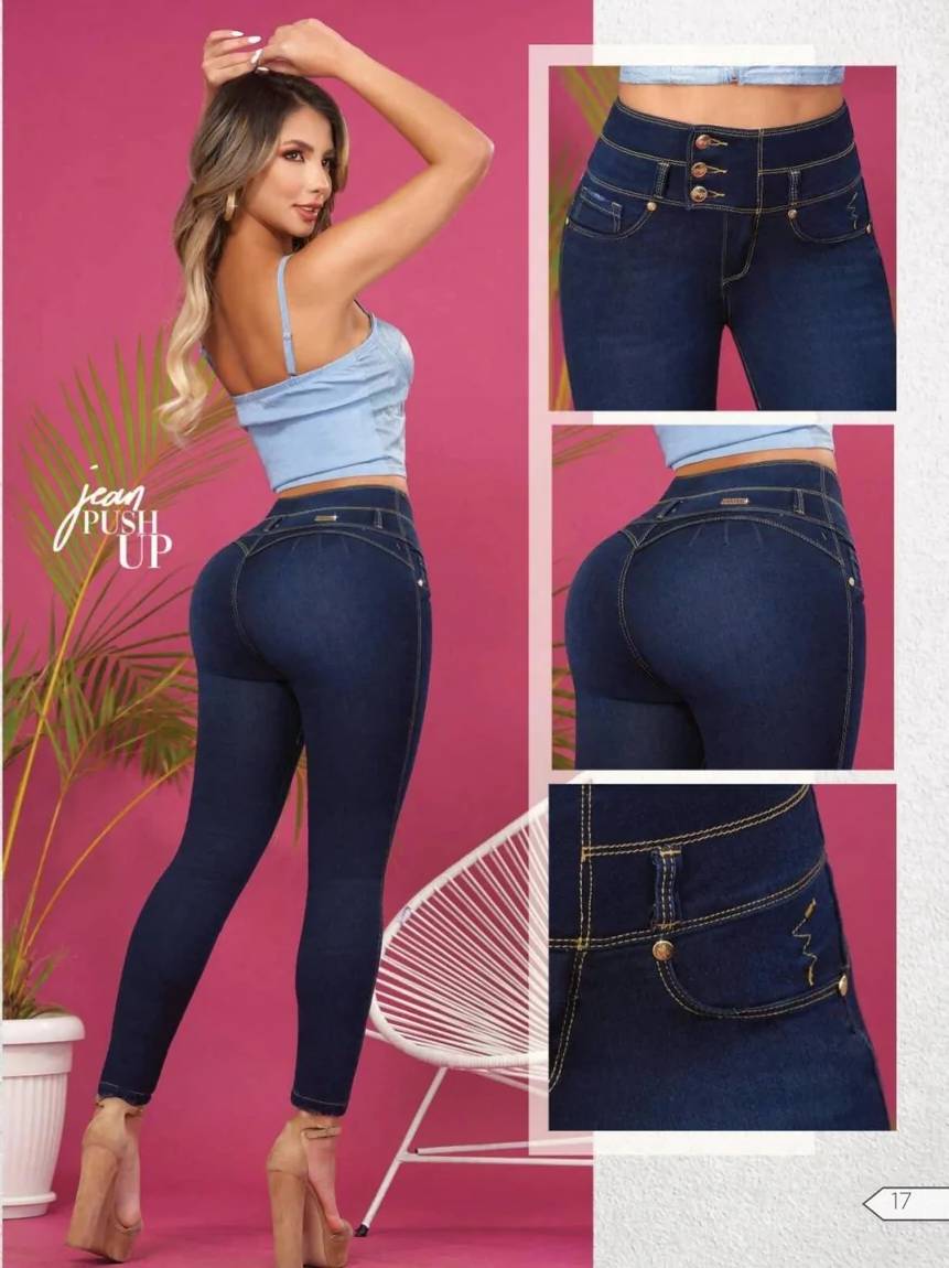 W-147 100% Authentic Colombian Push Up Jeans by Weppa Jeans - JDColFashion
