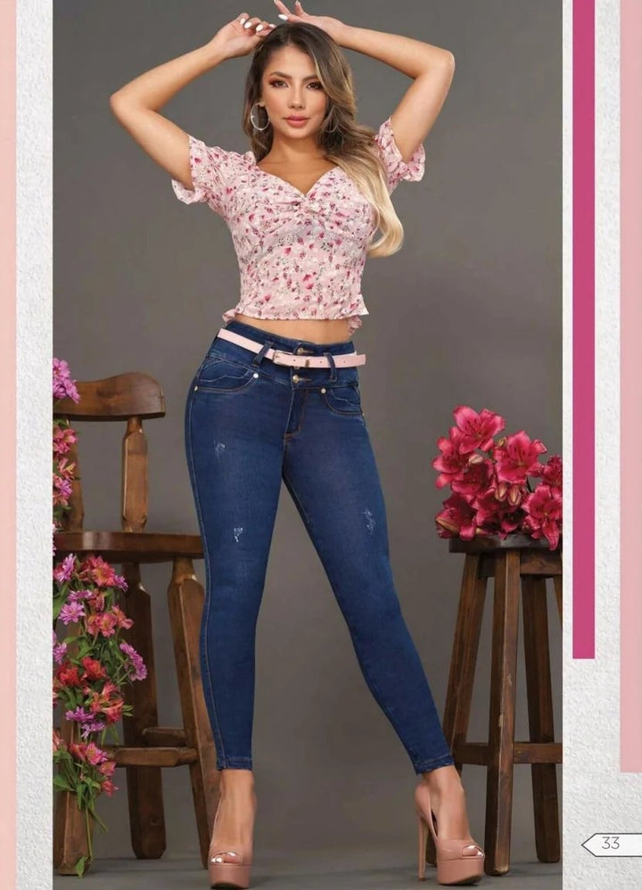 W-154 100% Authentic Colombian Push Up Jeans by Weppa Jeans - JDColFashion