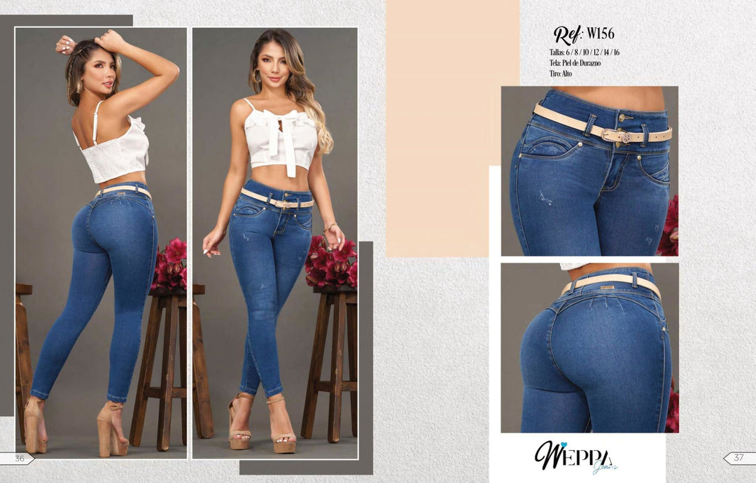 W-156 100% Authentic Colombian Push Up Jeans