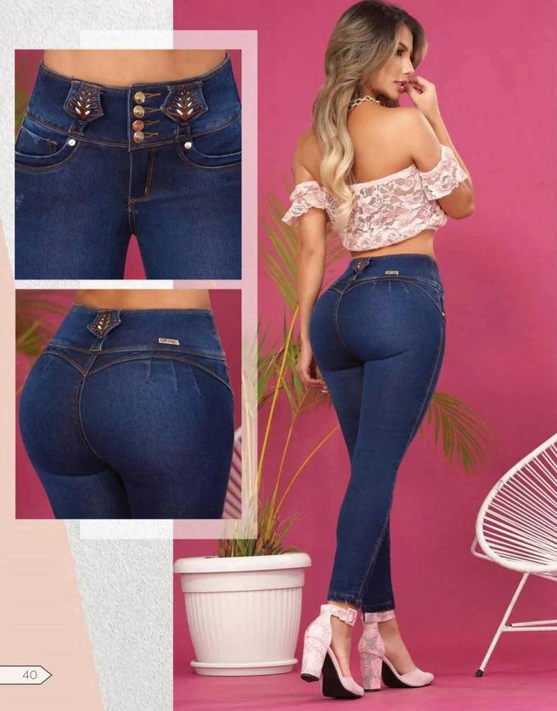 W-157 100% Authentic Colombian Push Up Jeans by Weppa Jeans - JDColFashion