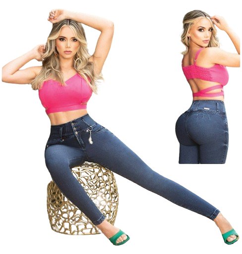 W-194 100% Authentic Colombian Push Up Jeans - JDColFashion